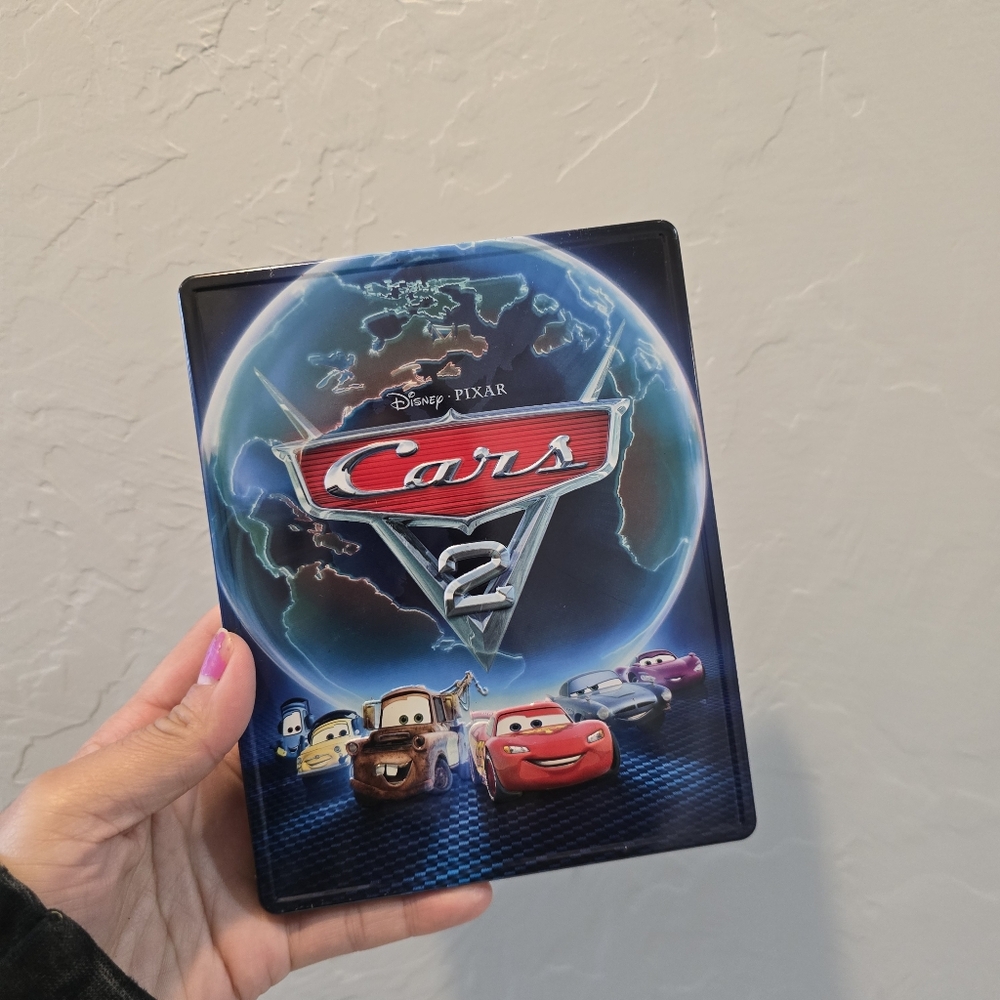 CARS 2 Blu-Ray Discs SteelBook Rare!